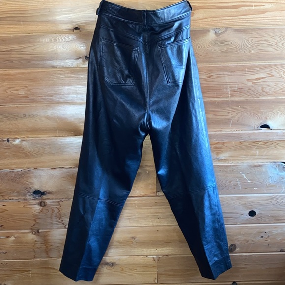 VINTAGE LEATHER PANTS - Picture 2 of 3